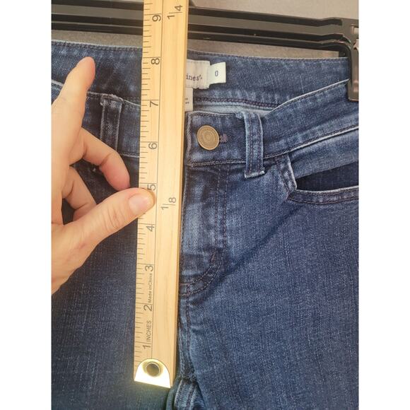 Vineyard Vines Skinny Jeans Size 0 Low Rise Blue Denim – EUC w/ Flaw - Picture 8 of 9